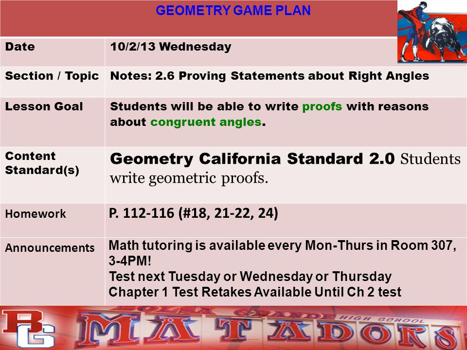 Geometry homework help proofs california
